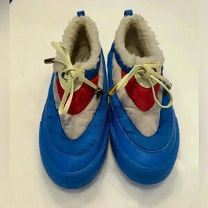 Coach Citysole skate snow sneaker. Blue, red & beige size 7.5